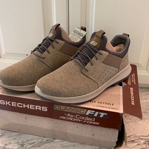Skechers Delson Camben Taupe size 13EW men’s shoes